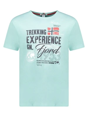Geographical Norway Koszulka "Jamais" w kolorze turkusowym rozmiar: S