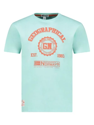 Geographical Norway Koszulka "Jamilia" w kolorze turkusowym rozmiar: XXL