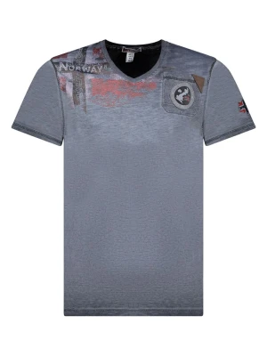 Geographical Norway Koszulka "Jamo" w kolorze granatowym rozmiar: S