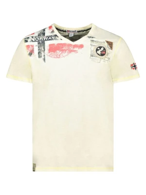 Geographical Norway Koszulka "Jamo" w kolorze żółtym rozmiar: M