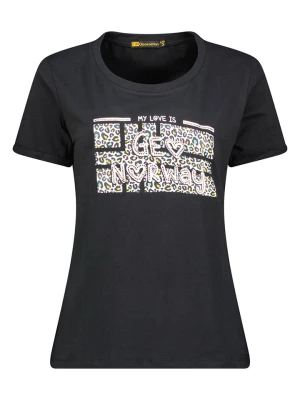 Geographical Norway Koszulka "Janimal" w kolorze czarnym rozmiar: L