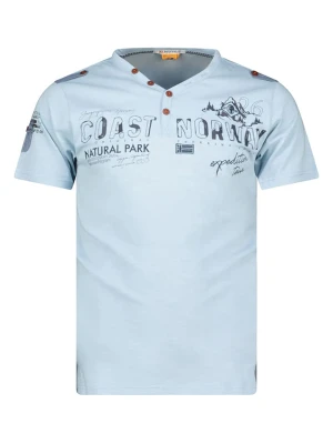 Geographical Norway Koszulka "Jantonio" w kolorze błękitnym rozmiar: S