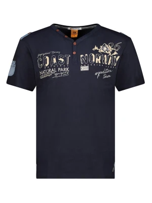 Geographical Norway Koszulka "Jantonio" w kolorze granatowym rozmiar: L