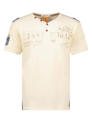 Geographical Norway Koszulka "Jantonio" w kolorze kremowym rozmiar: M