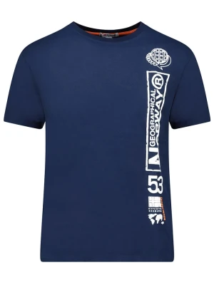 Geographical Norway Koszulka "Japon" w kolorze granatowym rozmiar: S