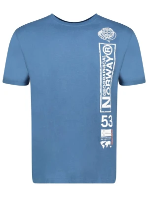 Geographical Norway Koszulka "Japon" w kolorze niebieskim rozmiar: S