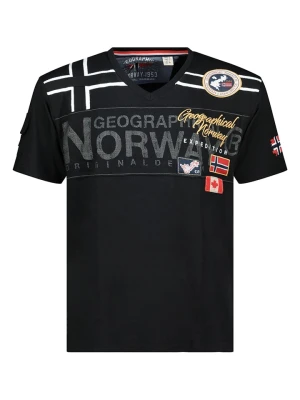 Geographical Norway Koszulka "Jaradock" w kolorze czarnym rozmiar: L