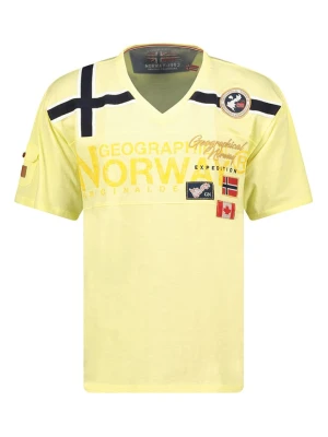Geographical Norway Koszulka "Jaradock" w kolorze żółtym rozmiar: M