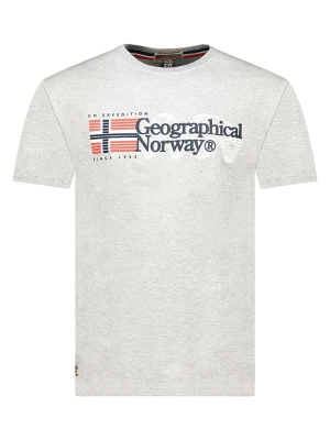 Geographical Norway Koszulka "Jaramont" w kolorze szarym rozmiar: XL