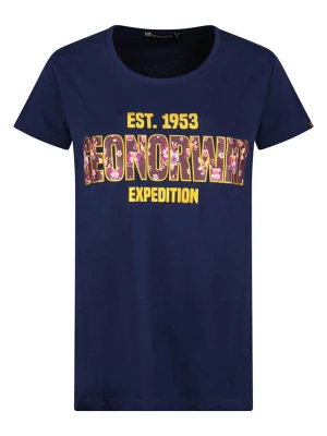 Geographical Norway Koszulka "Jarenne" w kolorze granatowym rozmiar: S