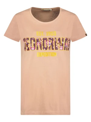 Geographical Norway Koszulka "Jarenne" w kolorze jasnoróżowym rozmiar: L