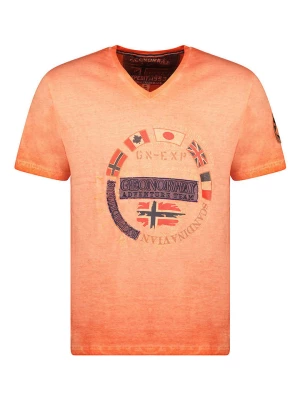 Geographical Norway Koszulka "Jarico" w kolorze pomarańczowym rozmiar: L