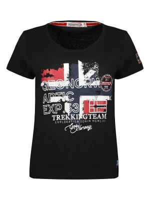 Geographical Norway Koszulka "Jarry" w kolorze czarnym rozmiar: L