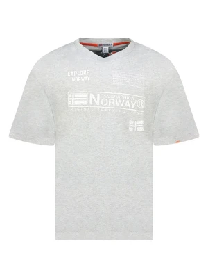 Geographical Norway Koszulka "Jartin" w kolorze szarym rozmiar: XL
