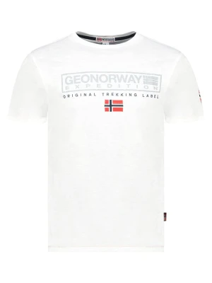 Geographical Norway Koszulka "Jasic" w kolorze białym rozmiar: 152