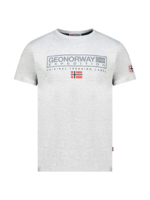 Geographical Norway Koszulka "Jasic" w kolorze szarym rozmiar: 164