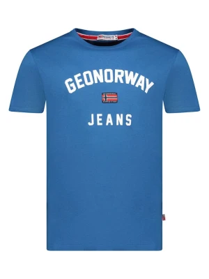 Geographical Norway Koszulka "Jassier" w kolorze niebieskim rozmiar: 152