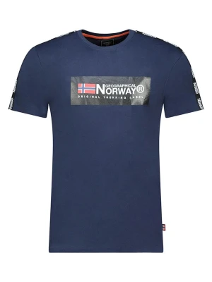 Geographical Norway Koszulka "Jathlete" w kolorze granatowym rozmiar: 140