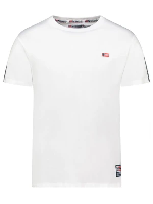 Geographical Norway Koszulka "Javender" w kolorze białym rozmiar: S