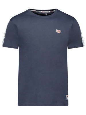 Geographical Norway Koszulka "Javender" w kolorze granatowym rozmiar: S