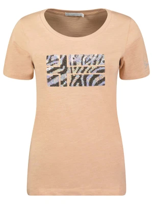Geographical Norway Koszulka "Jchance" w kolorze beżowym rozmiar: L