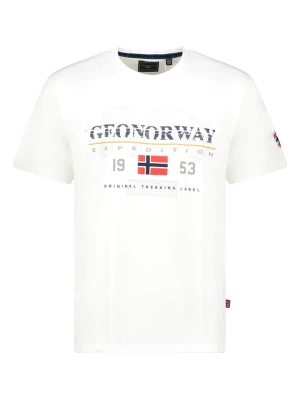 Geographical Norway Koszulka "Jecking" w kolorze białym rozmiar: 3XL