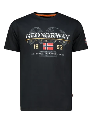 Geographical Norway Koszulka "Jecking" w kolorze czarnym rozmiar: XL
