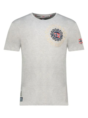 Geographical Norway Koszulka "Jeganto" w kolorze szarym rozmiar: L