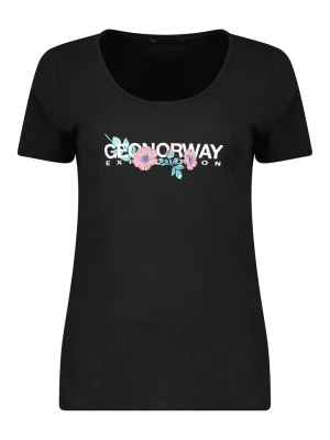 Geographical Norway Koszulka "Jele" w kolorze czarnym rozmiar: M