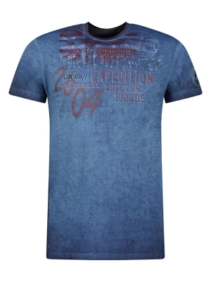 Geographical Norway Koszulka "Jelegant" w kolorze granatowym rozmiar: S