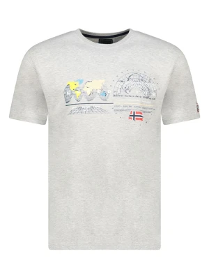 Geographical Norway Koszulka "Jelsea" w kolorze szarym rozmiar: L