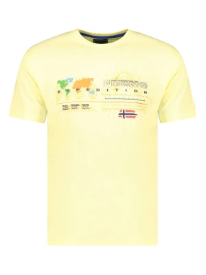 Geographical Norway Koszulka "Jelsea" w kolorze żółtym rozmiar: L