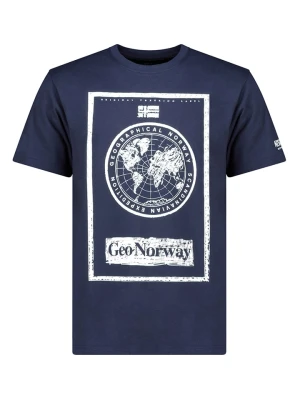 Geographical Norway Koszulka "Jerland" w kolorze granatowym rozmiar: M