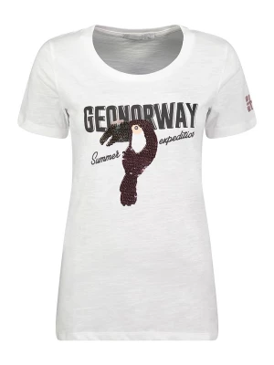 Geographical Norway Koszulka "Jeverything" w kolorze białym rozmiar: XXL