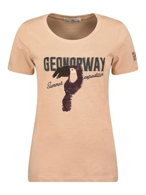 Geographical Norway Koszulka "Jeverything" w kolorze jasnoróżowym rozmiar: XL