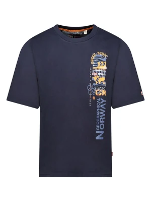 Geographical Norway Koszulka "Jexplor" w kolorze granatowym rozmiar: M