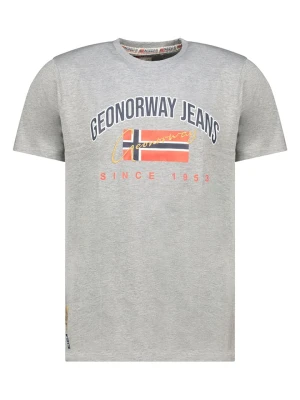 Geographical Norway Koszulka "Jhagen" w kolorze szarym rozmiar: XXL