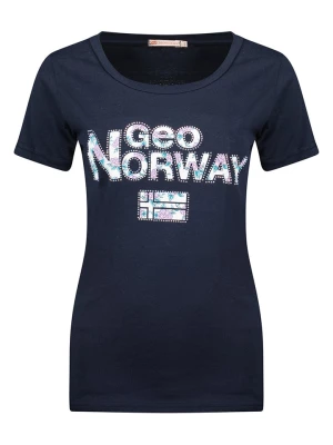 Geographical Norway Koszulka "Jiliane" w kolorze granatowym rozmiar: M