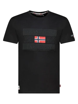 Geographical Norway Koszulka "Jimonsen" w kolorze czarnym rozmiar: 176