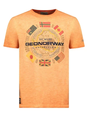 Geographical Norway Koszulka "Jirkel" w kolorze pomarańczowym rozmiar: 128