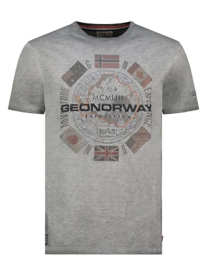 Geographical Norway Koszulka "Jirkel" w kolorze szarym rozmiar: 128