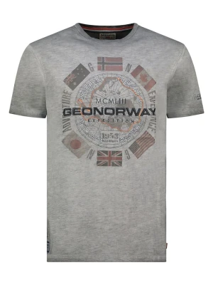 Geographical Norway Koszulka "Jirkel" w kolorze szarym rozmiar: S