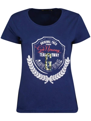 Geographical Norway Koszulka "Jirondelle" w kolorze granatowym rozmiar: L