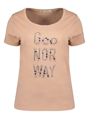 Geographical Norway Koszulka "Joaquina" w kolorze beżowym rozmiar: S