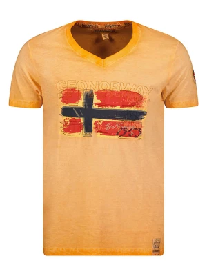 Geographical Norway Koszulka "Joasis" w kolorze pomarańczowym rozmiar: M