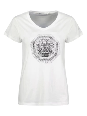 Geographical Norway Koszulka "Jocto" w kolorze białym rozmiar: XL
