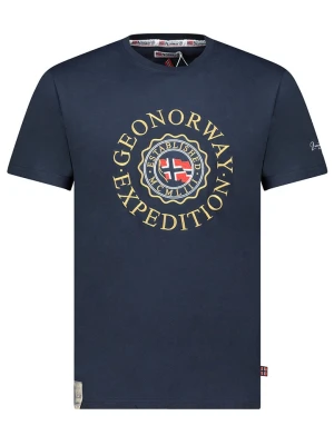 Geographical Norway Koszulka "Joe" w kolorze granatowym rozmiar: S