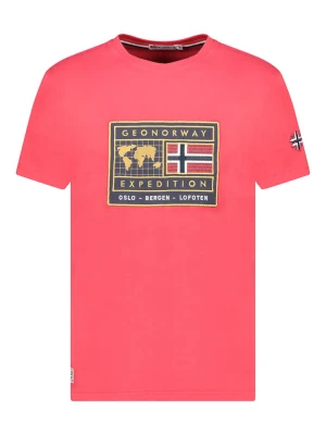 Geographical Norway Koszulka "Jofoten" w kolorze czerwonym rozmiar: S