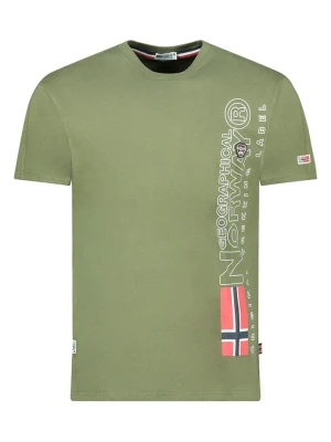 Geographical Norway Koszulka "Jogo" w kolorze khaki rozmiar: 152