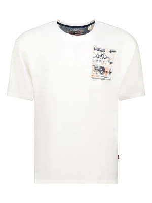 Geographical Norway Koszulka "Joler" w kolorze białym rozmiar: XL